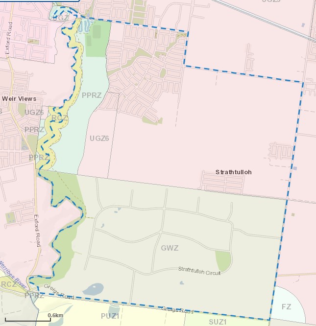 Strathtulloh – Zoning Map (source VicPlan March 2022)